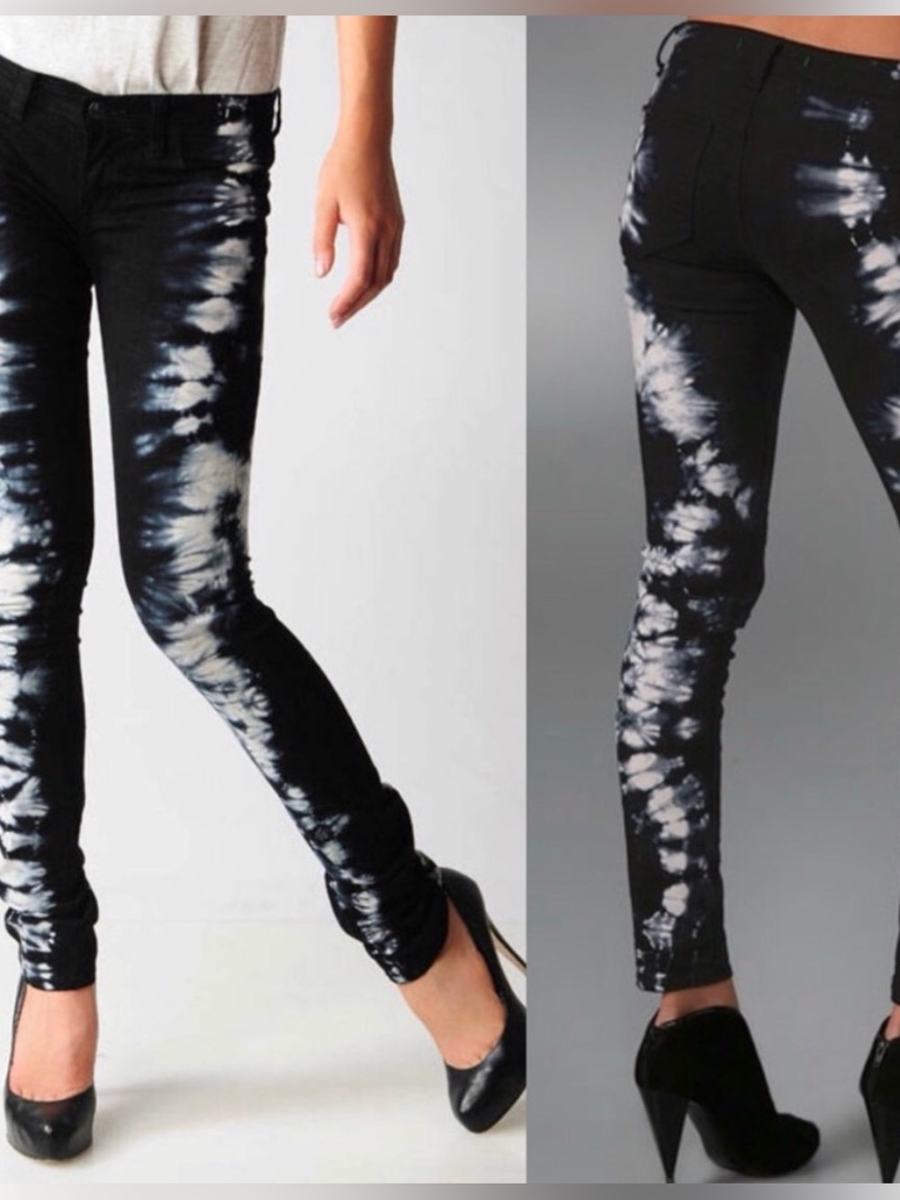 J brand tie-dye skinny jeans
